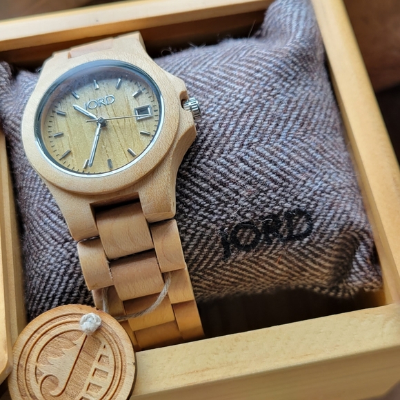 JORD UNISEX Handcrafted Wood Watch NWT - Picture 5 of 16
